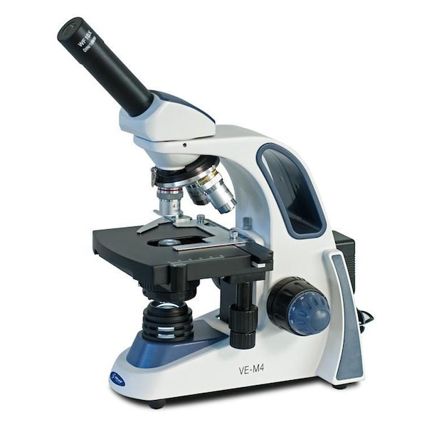 VE-M4 Biological Monocular Microscope w/ Triple Nose Piece